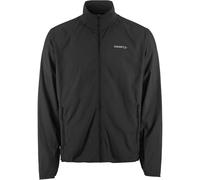 Craft CORE Essence - Chaqueta cortavientos para hombre, talla M, color negro, para correr, impermeable, chaqueta de entretiempo, transpirable, resistente al viento, reciclada, ligera