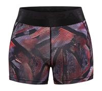 CRAFT Core Essence Hot Pants W - Mujer - Negro / Rojo / Violeta - talla L- modelo 2023