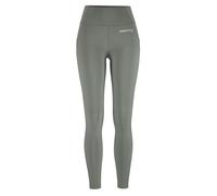 Craft Core Essence Tights 2 Leaf - Mallas de Entrenamiento Transpirables S de Material Funcional Reciclado - Mallas Deportivas con Cintura Ancha y Alta Elasticidad