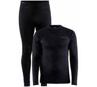 Craft - Core Warm Baselayer Set M Black de Lana - Talla M - Negro Negro M
