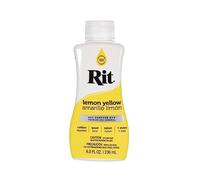 Craft County Líquido de tinte Rit "Amplia selección de colores" 8 oz. (Lemon Yellow)