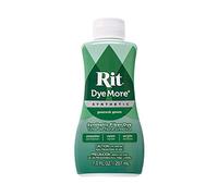 Craft County - Tinte sintético Rit más líquido para tela, amplia selección de colores", 7 onzas, color verde pavo real