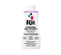 Craft County - Tinte sintético Rit más líquido para tela, amplia selección de colores", 7 onzas - Fijador de tinte ColorStay