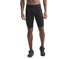 Craft Essence C3 - Pantalones Cortos de Ciclismo para Hombre, Cintura elástica, con Almohadilla de Gamuza