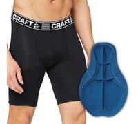 Craft Greatness Bike Shorts 1905034-9900-5 - Pantalones Cortos de Ciclismo para Hombre, Talla M, Color Blanco y Negro