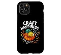 Craft Happiness, Divertido Amante del Tejido y el Ganchillo Carcasa para iPhone 11 Pro