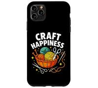 Craft Happiness, Divertido Amante del Tejido y el Ganchillo Carcasa para iPhone 11 Pro MAX