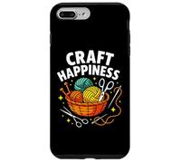 Craft Happiness, Divertido Amante del Tejido y el Ganchillo Carcasa para iPhone 7 Plus/8 Plus