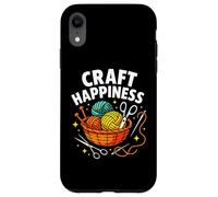 Craft Happiness, Divertido Amante del Tejido y el Ganchillo Carcasa para iPhone XR