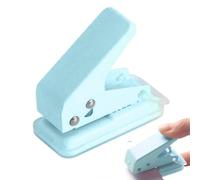 Craft Hole Punch, Easy Grip Punching Tool For Scrapbooking and Stationery Projects, Paper Tag Cutter Booklets, Pink & Blue, Cards, Photo Albums, Tickets, Clothing Labels