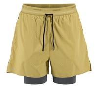CRAFT Hypervent 2-in-1 Shorts M - Hombre - Beige / Amarillo - talla S- modelo 2026