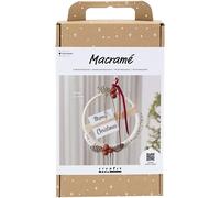Craft Kit Macramé - Make a Macramé Christmas Wreath in Moss Gr (Importación USA)