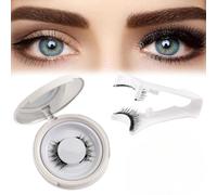Craft Magnetic Eyelashes with Applicator,Reusable Magnetic Eyelashes,Versatility Soft False Lashes kit,No Glue Needed,Natural Look,Easy to Wear and Remove