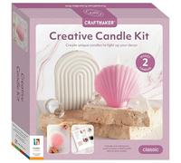 Craft Maker - Kit de velas creativas para adultos, cera de soja y moldes incluidos, proyectos paso a paso, artes y manualidades creativas, regalos decorativos