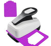 Craft Paper Hole Punch - Handheld Precise Portable Punch | Safe Card Making and Crafting Tool with Sharped Design for Artwork, Envelopes, Albums, Labels, Scrapbooking, Handicrafts Use