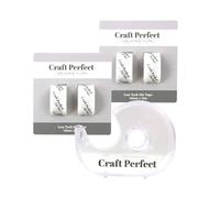 Craft Perfect - 2 paquetes de cinta y dispensador de troquel de baja adherencia