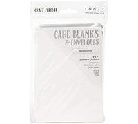 Craft Perfect Card blanks & envelope Bright White 127x177,8mm