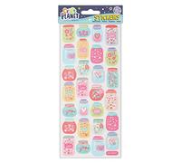 Craft Planet Adhesivos, Papel, Colores Variados, Heart Jars