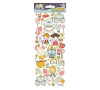 Craft Planet Divertidas pegatinas coloridas: cuento de hadas son los accesorios ideales para álbumes de recortes y hacer libros, regalos y productos personalizados