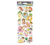 Craft Planet Divertidas pegatinas coloridas: en la playa son los adornos ideales para álbumes de recortes y hacer libros, regalos y productos personalizados+D9:E10