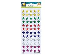 Craft Planet Divertidas pegatinas, estrellas holográficas, calcomanías para jóvenes artesanos, carteles, tarjetas, álbumes de recortes, rellenos de bolsas de fiesta, libro de calcomanías, calcomanías