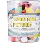 Craft Planet - Pegatinas de Espuma (Varios diseños), Multicolor