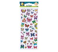 Craft Planet- Pegatinas Divertidas - Mariposa, Multicolor, Butterfly (docrafts CPT 6561091)