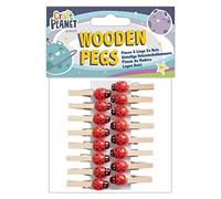 Craft Planet - Pinzas de madera, talla única