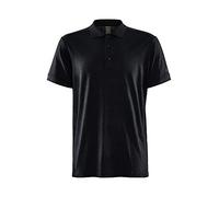 Craft Polo Core Blend M para Hombre, Negro, L