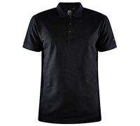Craft Sportswear Polo Core Unify para hombre, negro, talla M