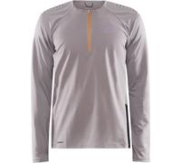 Craft camiseta manga larga Pro Trail Wind vêtement running homme déstockage XL Gris/argent