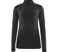 Craft - Ropa interior térmica mujer - Active Intensity Zip W Black-Asphalt para Mujer - Talla M - Negro Negro M