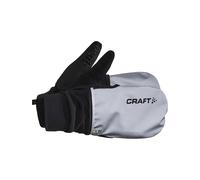 Craft - Ropa para trail running - Hybrid Weather Glove Silver/Black - Talla L - Gris Gris L