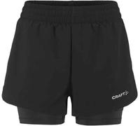 Craft - Ropa trail running mujer - Adv Essence 2-In-1 Shorts 2 W Black para Mujer de Lana - Talla L - Negro Negro L