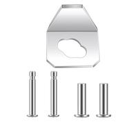 Craft Screen Door Closing Accessories Set Metal Plate 2 Pins 2 Protectors Sturdy Construction For Smooth Operations And Long Time Performances Nonrust Steel Door Closer Parts