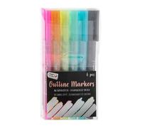 Craft sensations Outline Markers, 13,5x1,1cm, 6 pcs KCR5003
