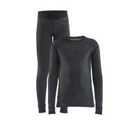 Craft Set de ropa interior Core Wool Merino Junior gris 158/164