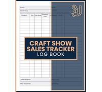 Craft Show Sales Tracker Log Book: Track Sales, Inventory, Expenses & Profits for Craft Fairs, Vendor Events, Pop-Up Shops & Small Businesses