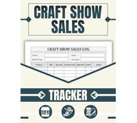 Craft Show Sales Tracker Log Book | Vendor Booth Sales Organizer for Handmade Products | Record Revenue, Costs & Profits | Craft Fair Business Planner