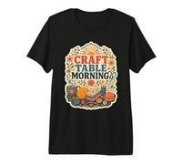 Craft Table Morning Costura Hilo Hobby Camiseta Premium
