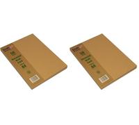 Craft UK Cartulina Kraft A4 marrón 280 gsm-50 Hojas, Cartón, 29.7 x 21 x 2.2 cm (Paquete de 2)