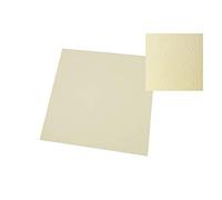 Craft UK Tarjeta martillada, crema, 12 x 12/30,5 x 30,5 cm
