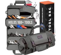 CRAFT911 Organizadores de bolsas de herramientas duraderos con 6 bolsas de herramientas desmontables, bolsa de herramientas pequeña, organizador de bolsas de herramientas compacto y ligero para