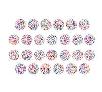 Craftdady - 1000 cuentas de acrílico con letras, en forma de cubo, con una letra blanca del alfabeto, cuentas europeas con agujero grande para hacer pulseras de la amistad, joyería de 3 mm