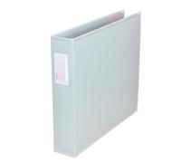 Craftelier - Álbum de Anillas de Ecopiel y 5 Fundas de 30,5 x 30,5 cm (12" x 12") | Sistema 3 Anillas Metálicas Plateadas en D y Portaetiquetas | Tamaño 33,02 x 38,1 x 7,62 cm - Color Verde Menta