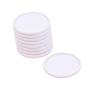 Craftelier - Anillas de Disco de Plástico L para Encuadernación de Planners, Agendas o Álbumes | Ideal para Scrapbooking y otras Manualidades | Paquete de 9 uds de 45 mm de Diámetro - Color Blanco