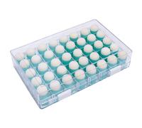 Craftelier - Caja de 40 Esponjas Redondas con Forma de Dedal para Aplicar Tintas a Proyectos de Scrapbooking y Manualidades | Tamaño Aprox. Caja 12 x 18, 8 x 3,7 cm y Diámetro Aprox. Dedal 1,7 cm