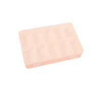 Craftelier - Caja de Organización con 10 Compartimentos para Materiales de Scrapbooking y Manualidades | Dimensiones 26,5 x 17,8 x 4,2 cm (10.4" x 7" x 1.65") - Color Blanco