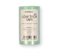 Craftelier - Cinta Adhesiva de Enmascarar de Baja Adherencia y Reposicionable para Sujetar Troqueles o Fijar Stencils | Incluye 3 Rollos | Tamaño: 2,54 cm x 10,05 metros (1" x 11 yd) - Color Turquesa