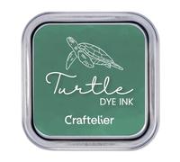 Craftelier - Colección de Tintas con Base al Agua | Caja Metálica con Cierre Fuerte | Sellos Acrílicos o Caucho y Superficies Porosas | 21 Colores (Turtle)